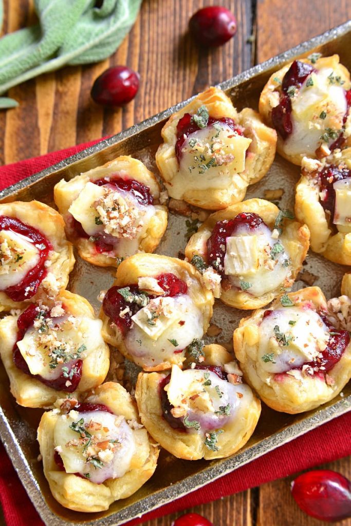 Chicken, Cranberry & Brie Tartlets by Lemon Tree Dwelling
