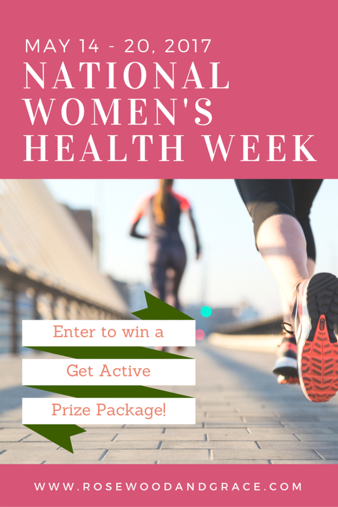 Get Active | National Women's Health Week 2017 | Get Active Prize Package | Rosewood and Grace