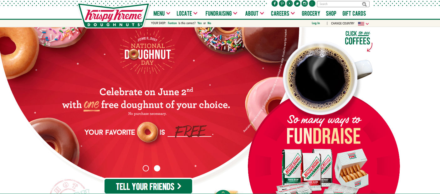 Free Krispy Kreme Donut on June 2!