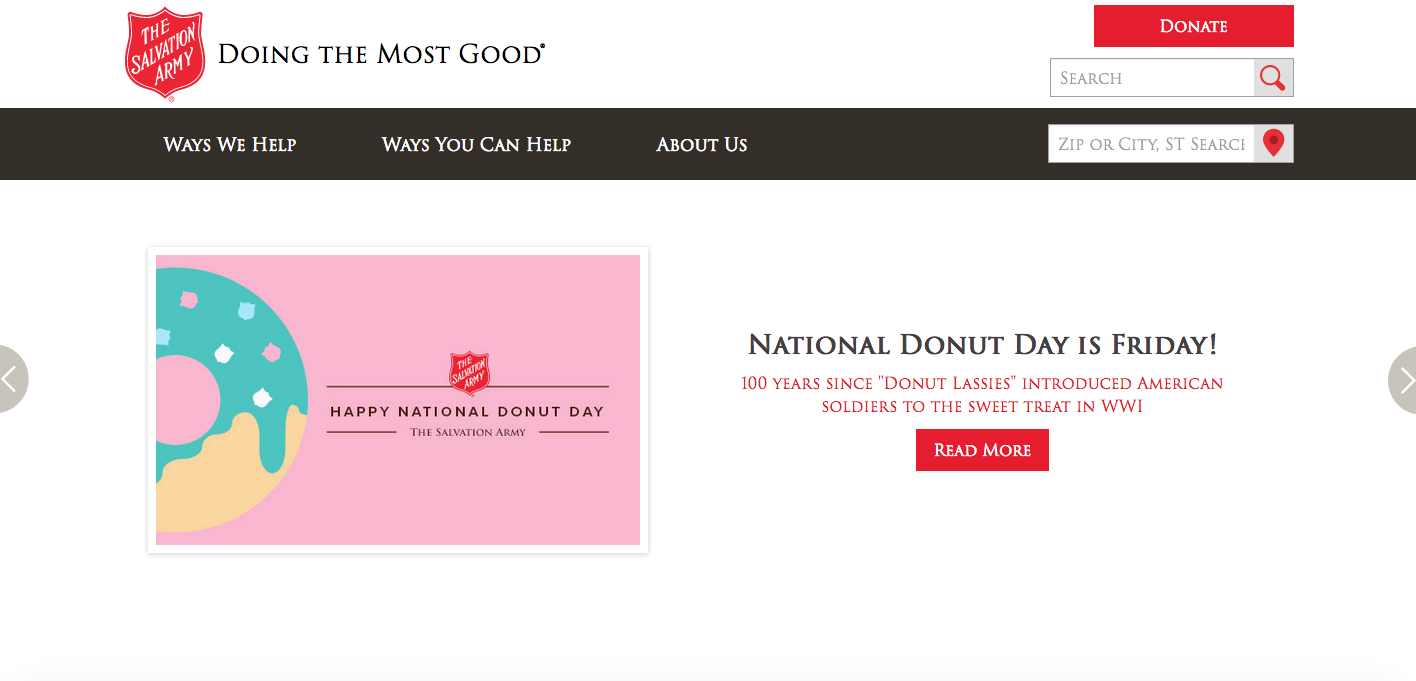 Salvation Army National Donut Day