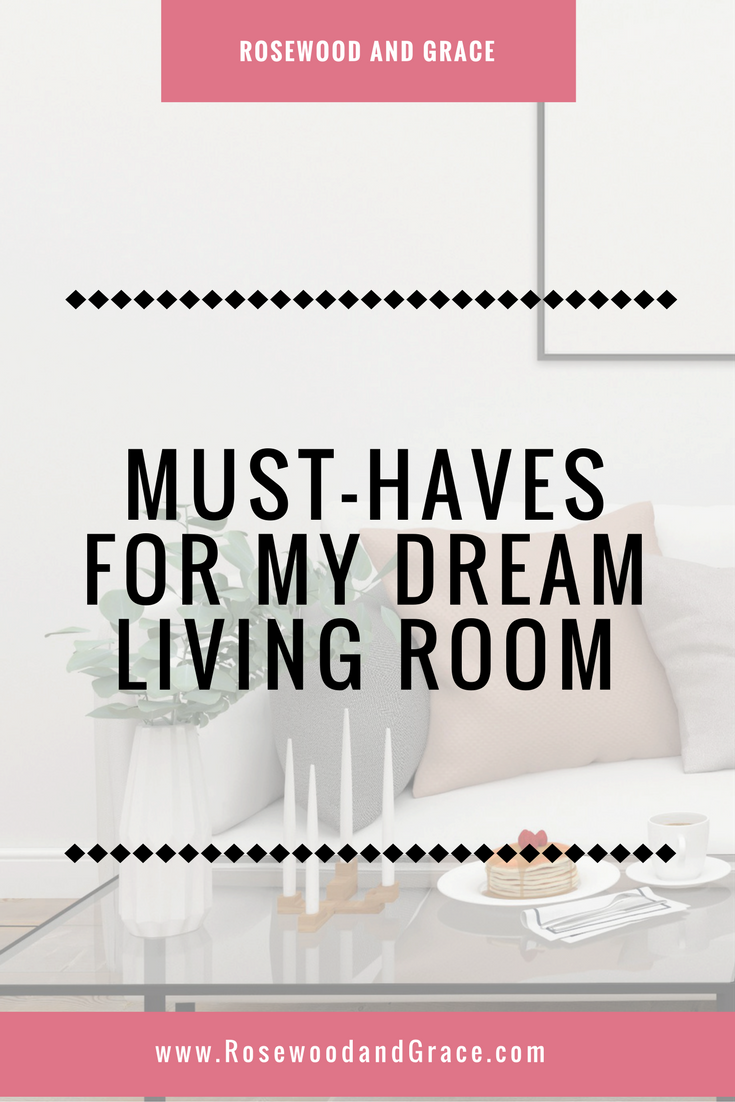 With the excitement of building a new home also comes the excitement of furnishing and decorating the new home! Check out my dream living room picks!