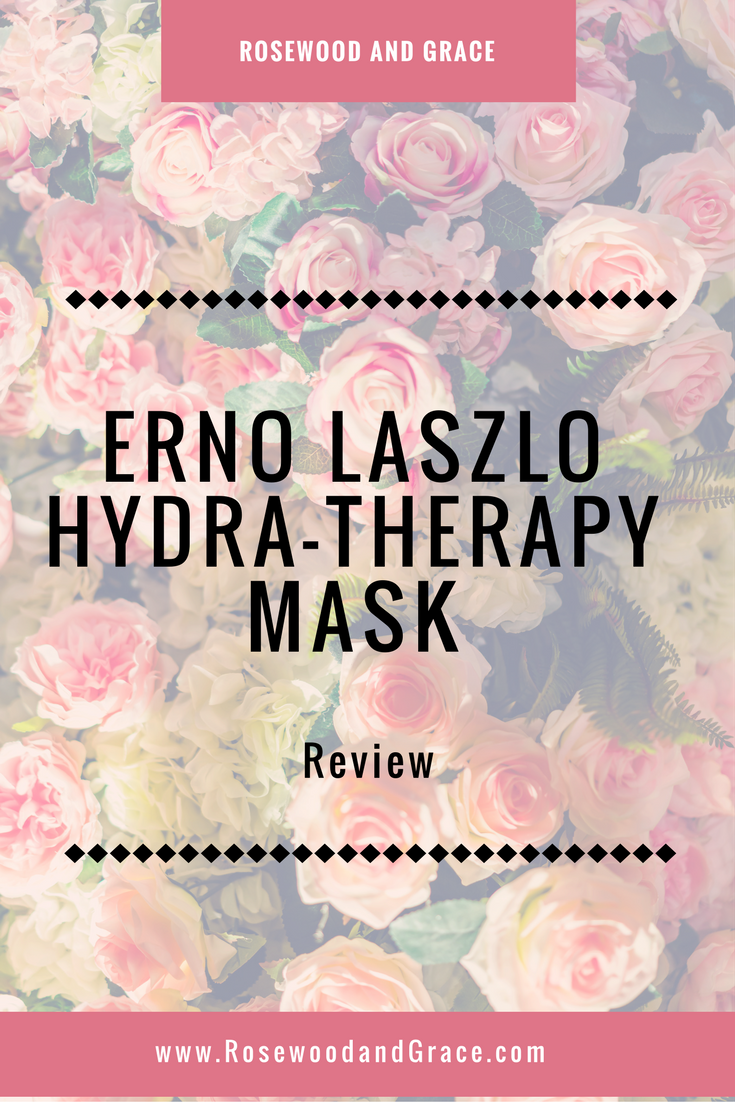 I was fortunate enough to get to try the Erno Laszlo Hydra-Therapy Mask and I couldn't be happier! It's the best mask I've ever used! Check out my review!