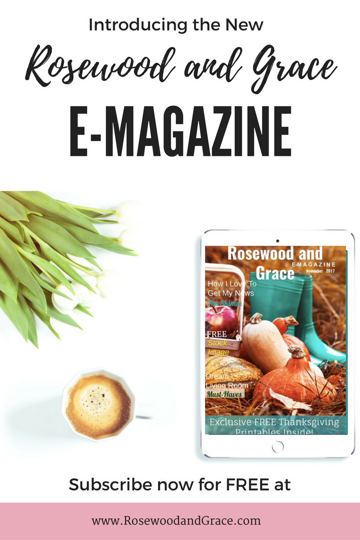 Introducing the Rosewood and Grace e-magazine! Sign up to receive this FREE monthly e-mag and get exclusive content delivered straight to your inbox!