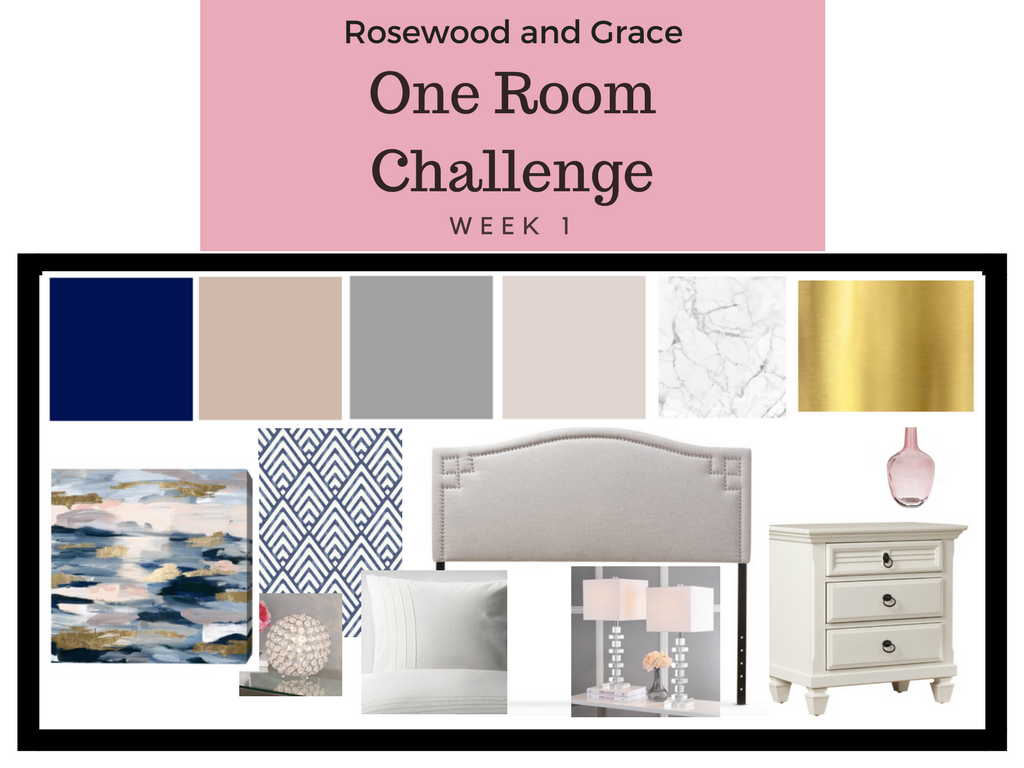 Follow along as I transform my guest room/office in the Spring 2018 One Room Challenge!