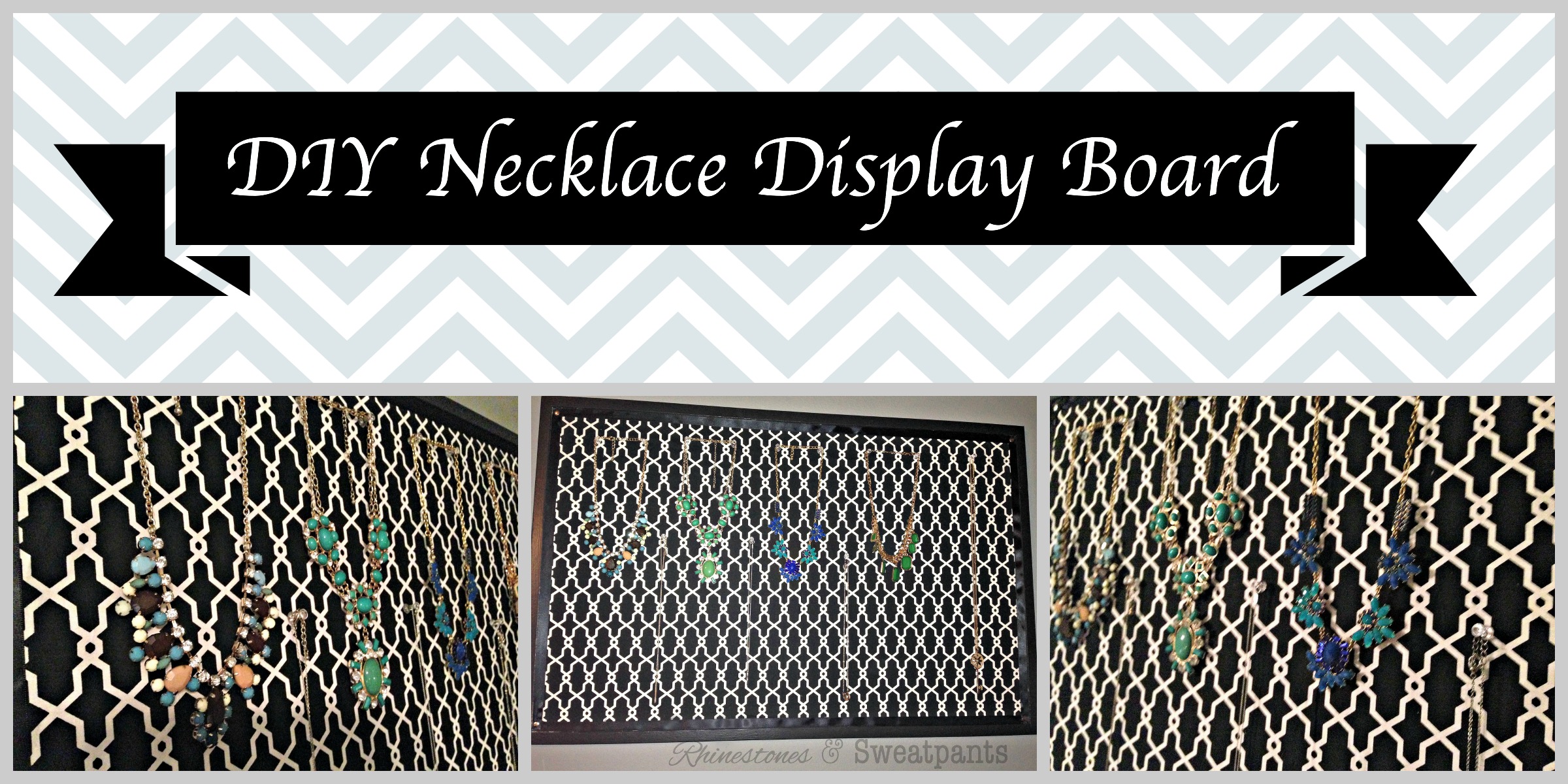 DIY Necklace Display Board