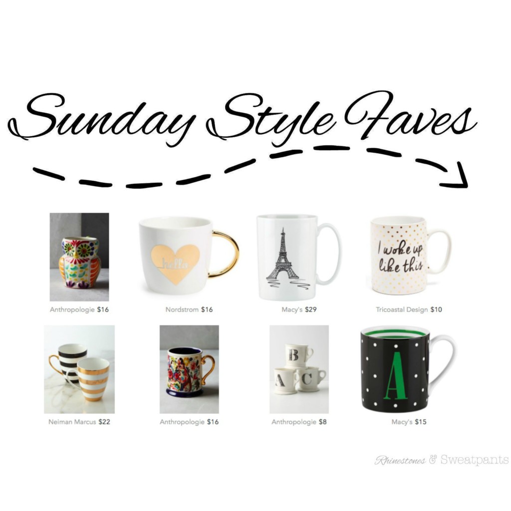 Sunday Style Faves for 11/15/15 | Easy Christmas Gift Ideas - Mugs