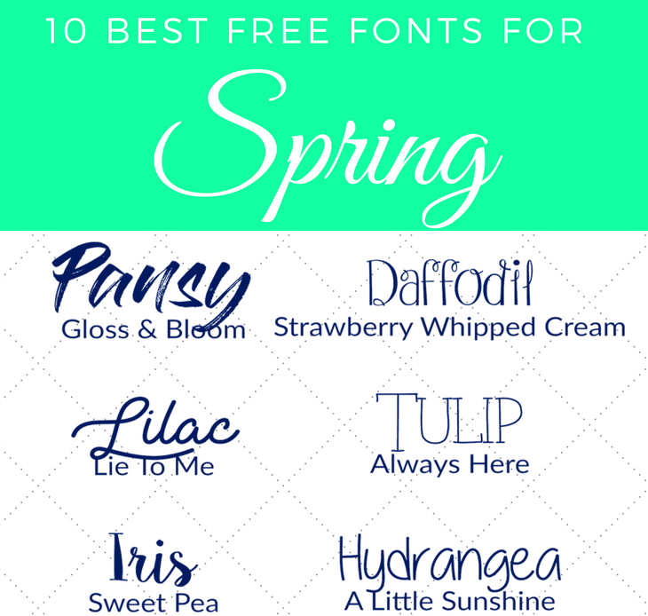 10 Best Free Fonts for Spring for Your Next Project