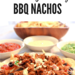 These Ultimate Game Day BBQ Nachos are perfect for feeding hungry football fans on Sundays. They're so easy, you'll want to make them every Sunday!