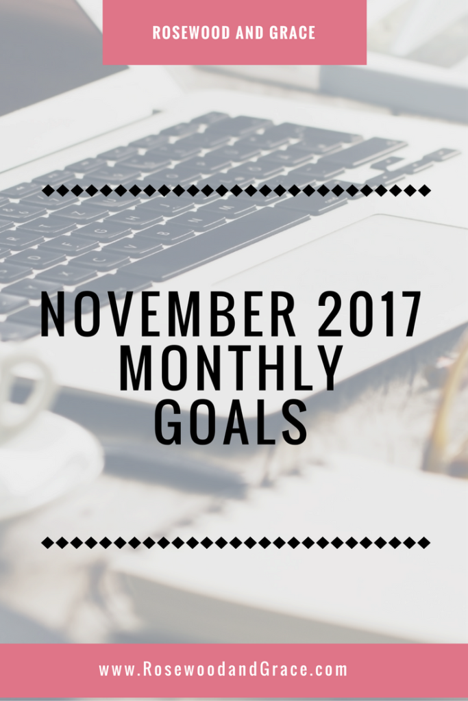 Come check out the November 2017 goals I have set for myself and my blog and get inspired to set some monthly goals for yourself!
