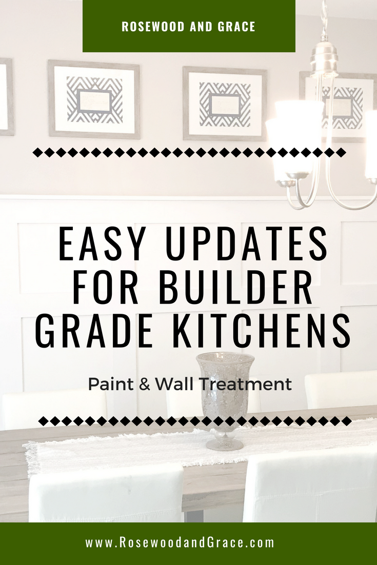 Builder Grade Kitchen Updates – Paint & Wall Treatment
