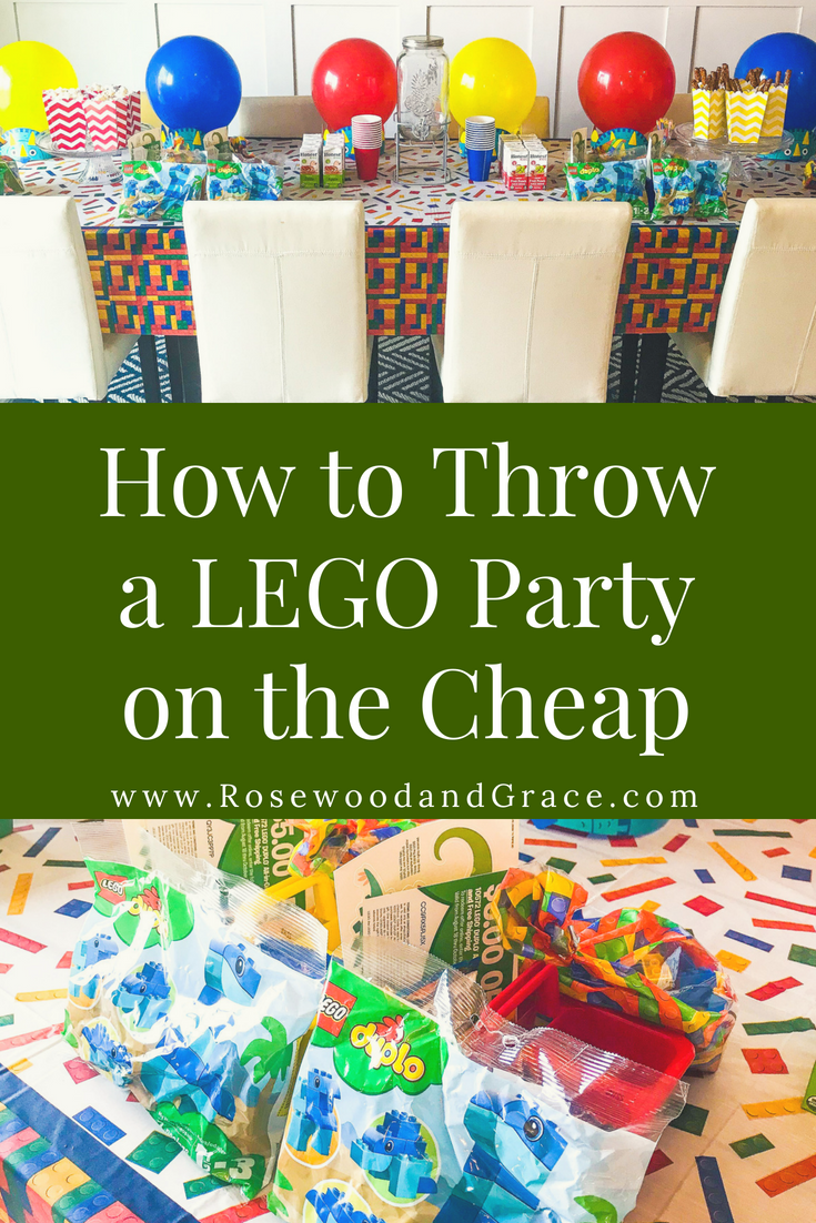 Planning a kid's birthday party or playdate? A LEGO themed party is perfect for boys or girls! Check out my tips for throwing a LEGO Party on the cheap!