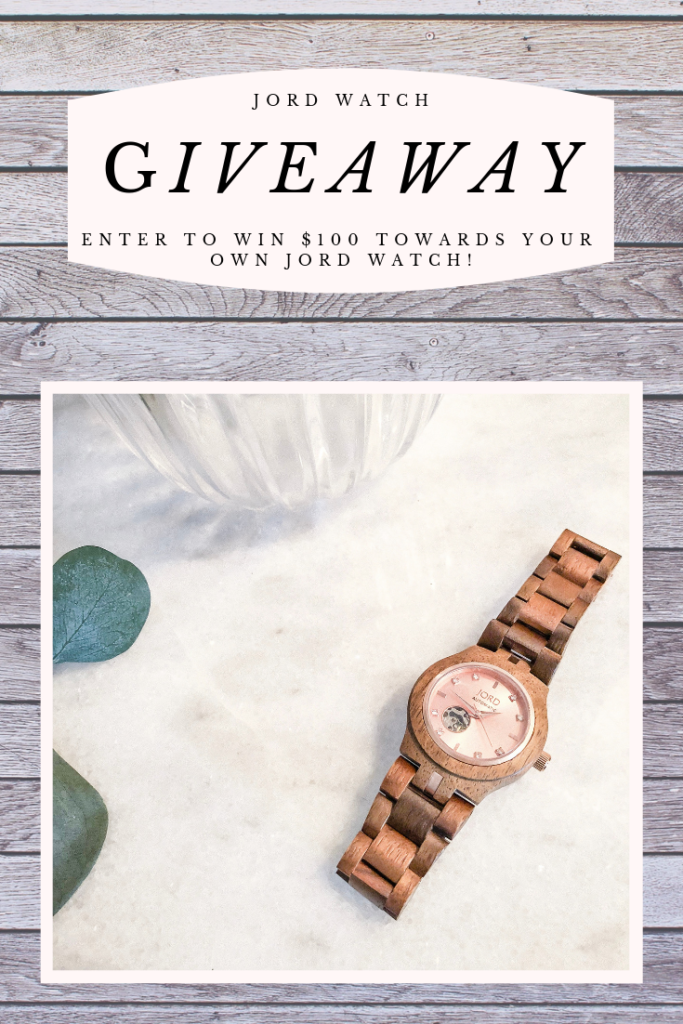 The modern farmhouse style shouldn't just be for home decor! Add a little bit of the modern farmhouse style to your wardrobe with JORD wood watches! Enter to win $100 towards your own JORD watch!