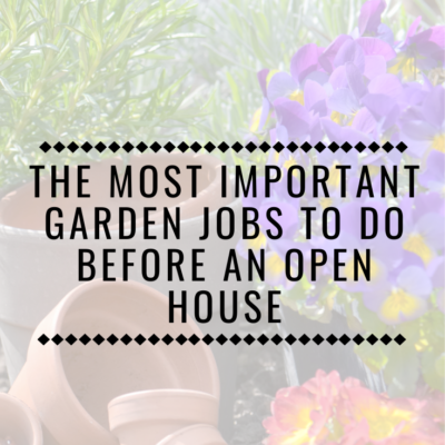 The Most Important Garden Jobs To Do Before An Open House