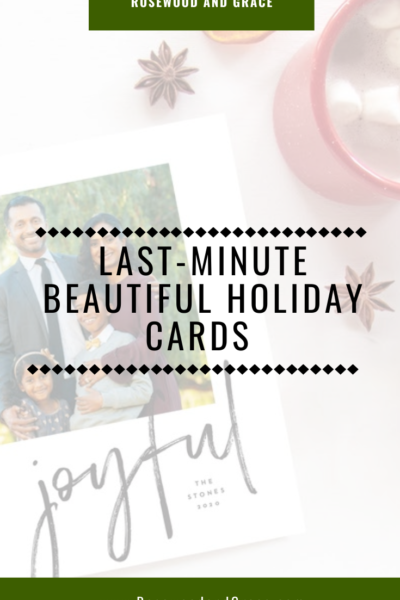 Last-Minute Beautifaul Holiday Cards and 15% Off Coupon!
