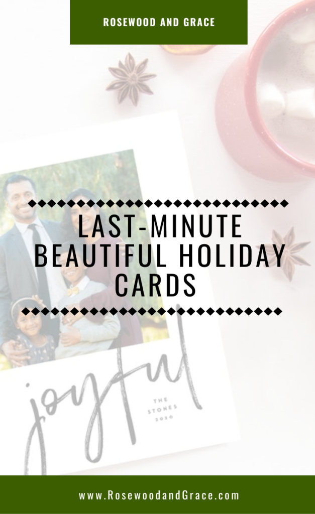 Last-Minute Beautifaul Holiday Cards and 15% Off Coupon!
