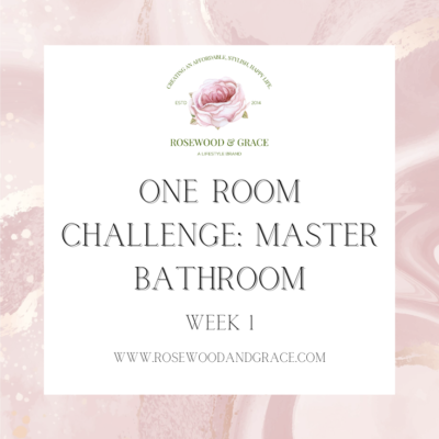 One Room Challenge: Master Bathroom